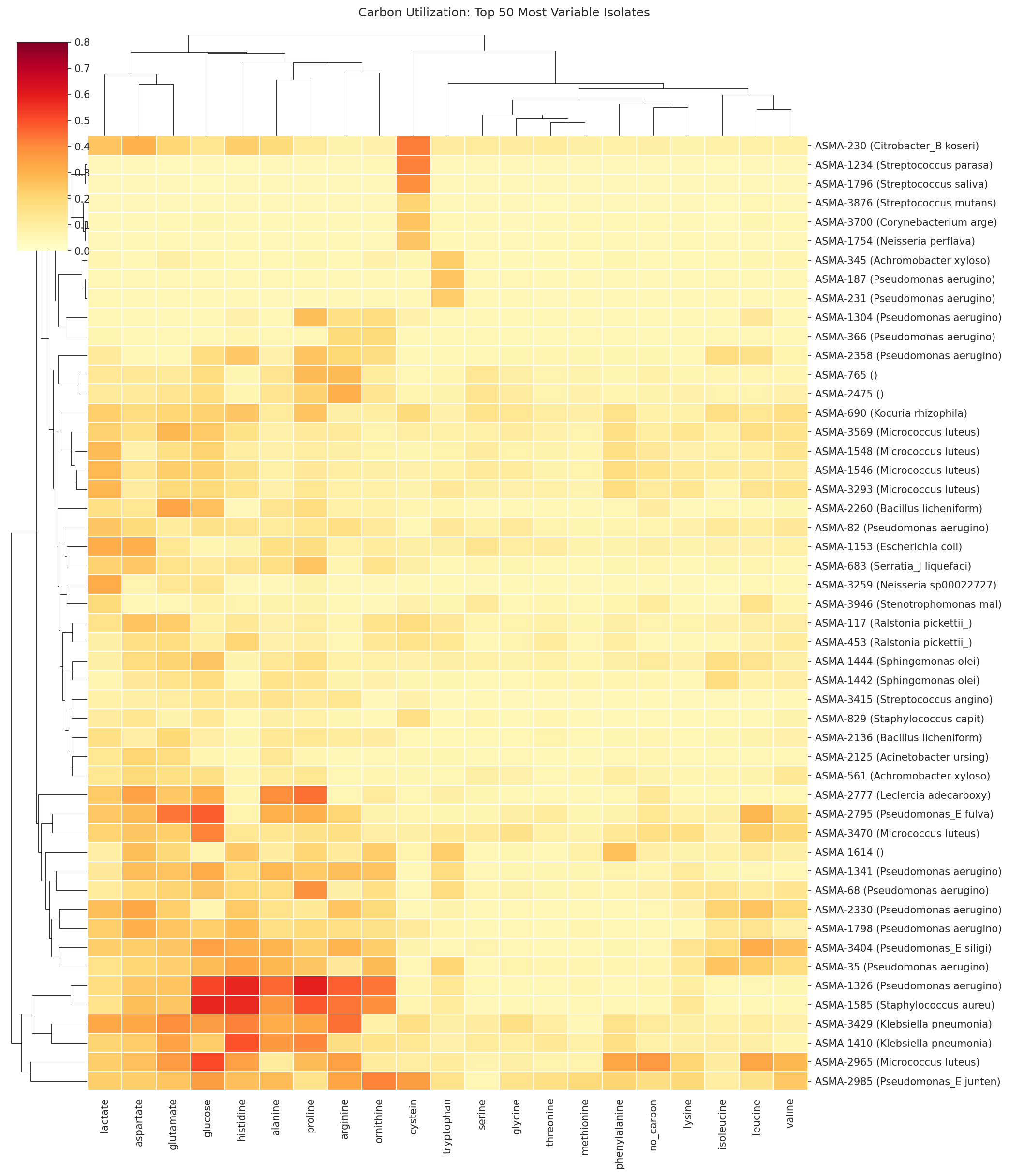 01 Carbon Util Clustermap